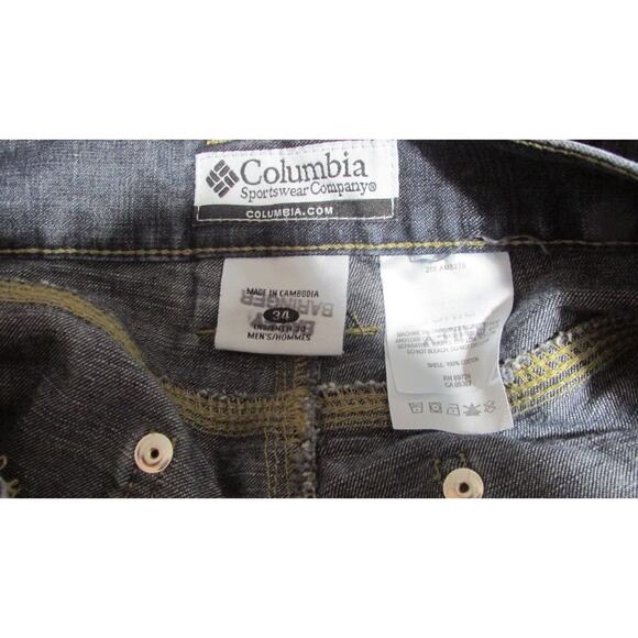 Columbia Men's Carpenter Jeans 34 x 30 straight leg Excellent Condition Vtg y2k - Picture 11 of 12